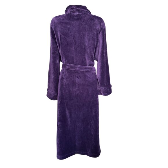 Charter Club Intimates Plush Purple Bathrobe - Picture 4 of 11